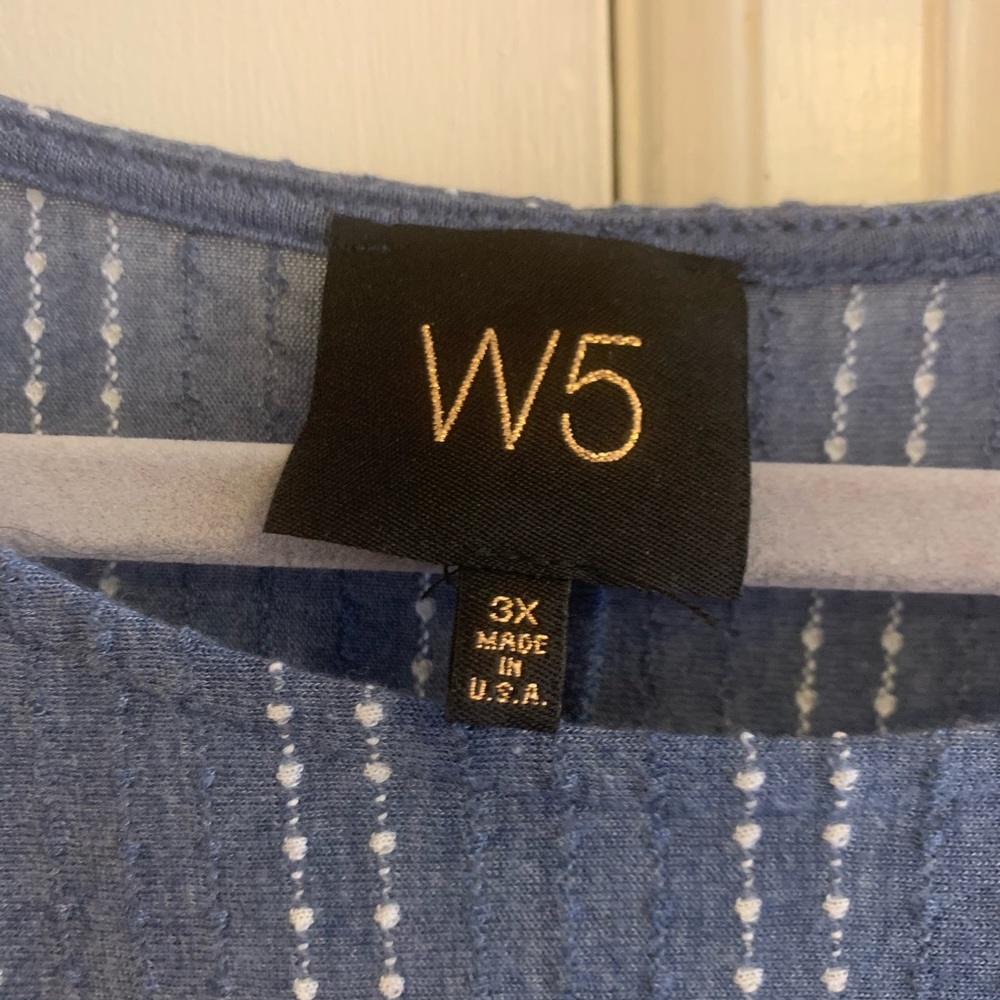 Blue & White Striped Blouse - Picture 4 of 4